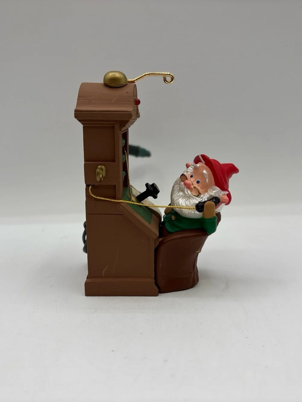 Hallmark Keepsake Ornament 1991 Vintage Santa’s Hot Line Magic Blinking Lights